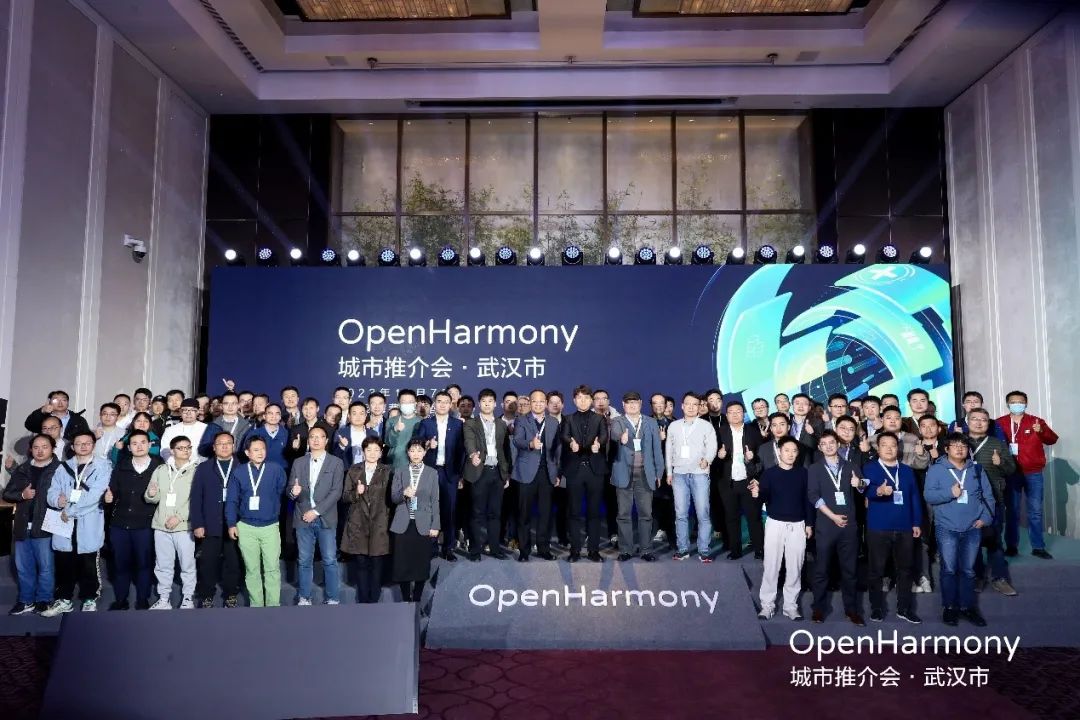 拥抱开源实力，，，，，，尊龙凯时动力子公司鸿湖万联助阵OpenHarmony都会推介会·武汉市乐成举行